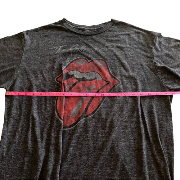 The Rolling Stones‎ Men's Charcoal Short Sleeve Tee Size XL - Picture 9 of 10